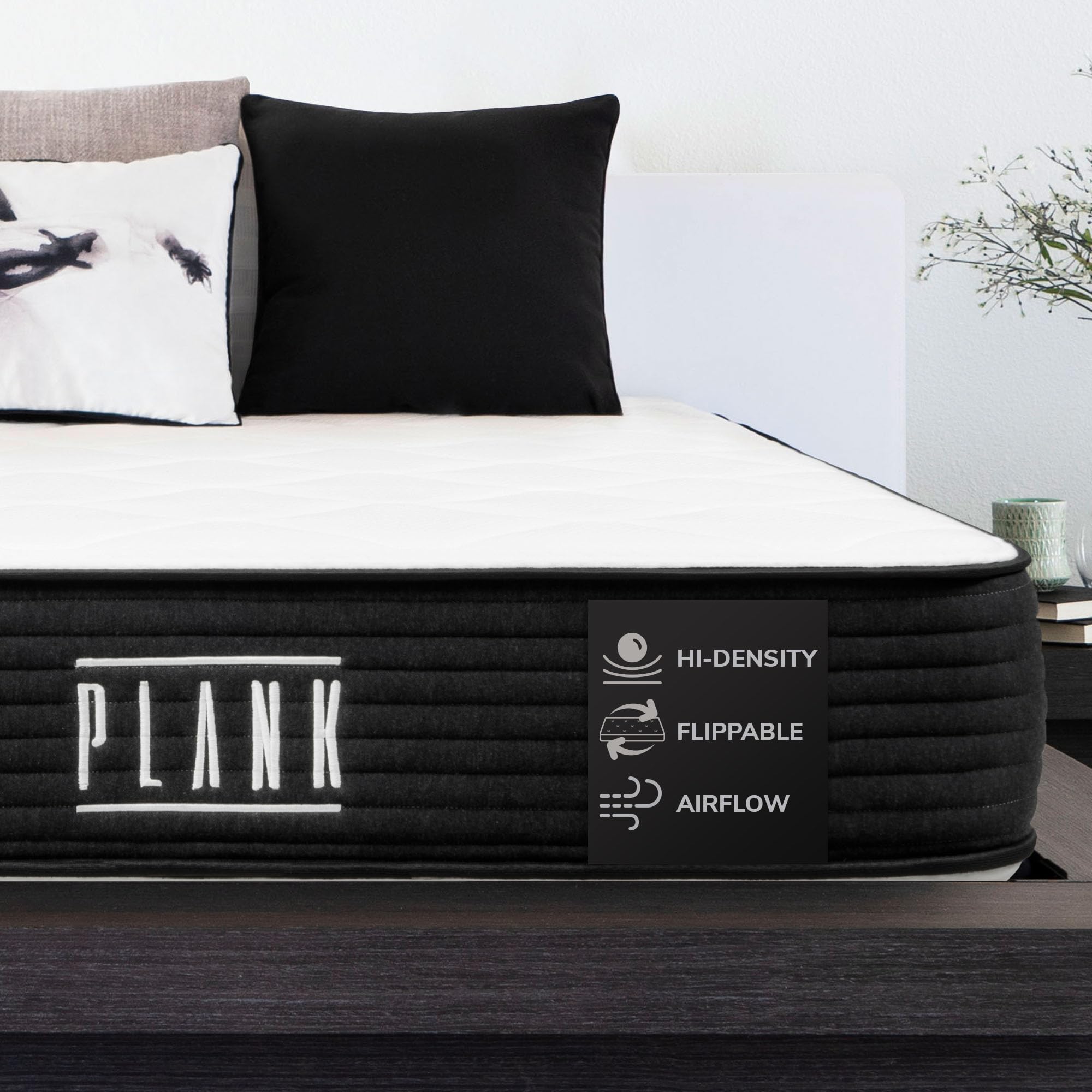 Amazon.com: Brooklyn Bedding Plank Firm 10